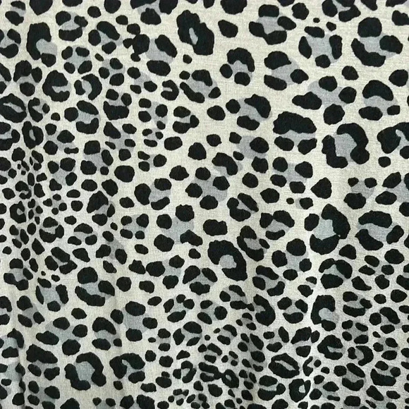 H&M animal print Long sleeves bodycon mini  dress size 4 - Picture 3 of 4